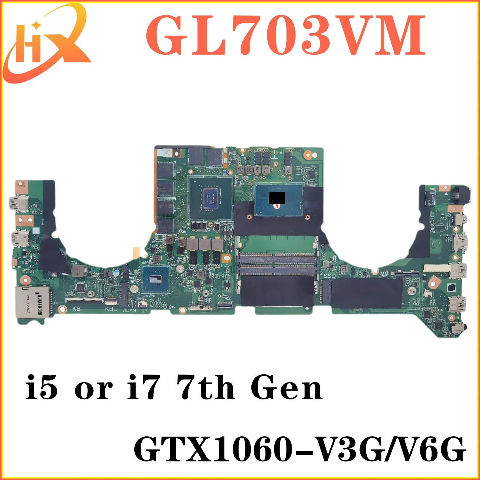 ASUS Ʈ , GL703VM κ, GL703V, S7AM, DABKNMB1AA0, i5, i7, 7  GTX1060-V3G, V6G